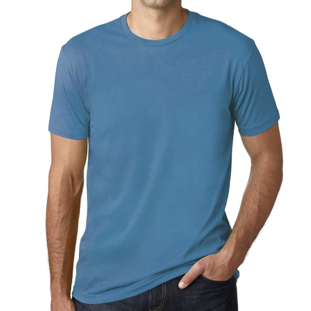 Simple Order Custom Men's Crew Neck T-shirt Your multicolor design on the t-shirt color of your choice (43 colors)