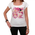 02, Pompeii, Women's Short Sleeve Round Neck T-shirt 00008
