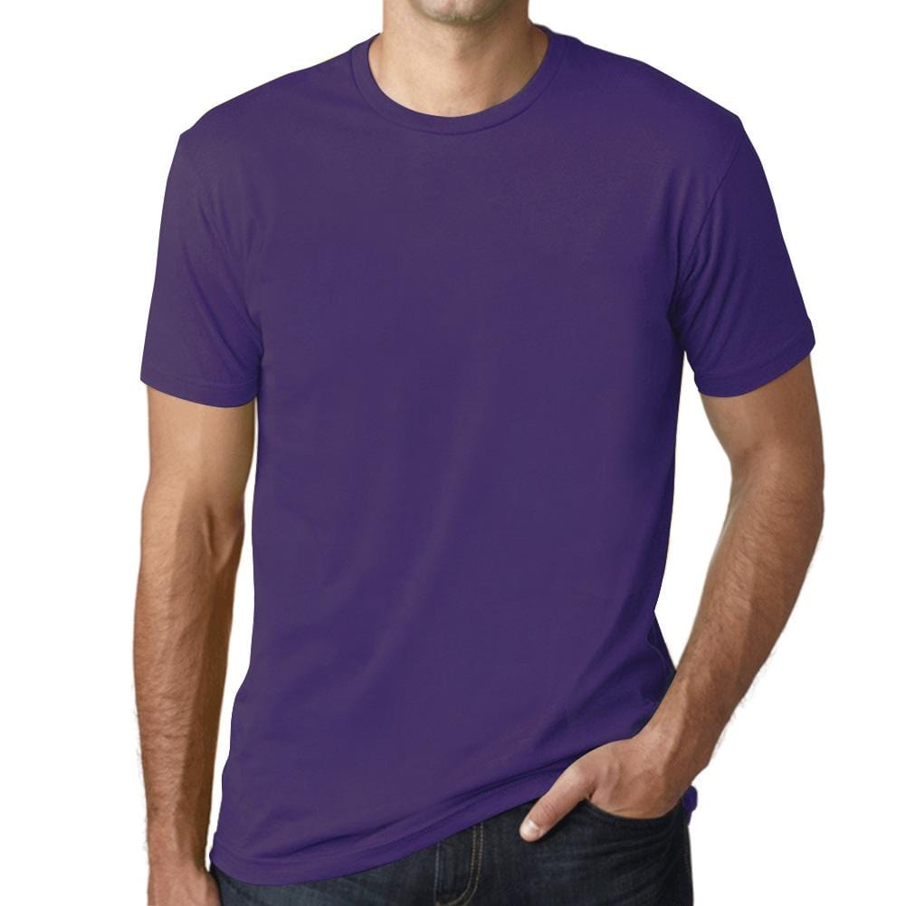 Simple Order Custom Men's Crew Neck T-shirt Your multicolor design on the t-shirt color of your choice (43 colors)