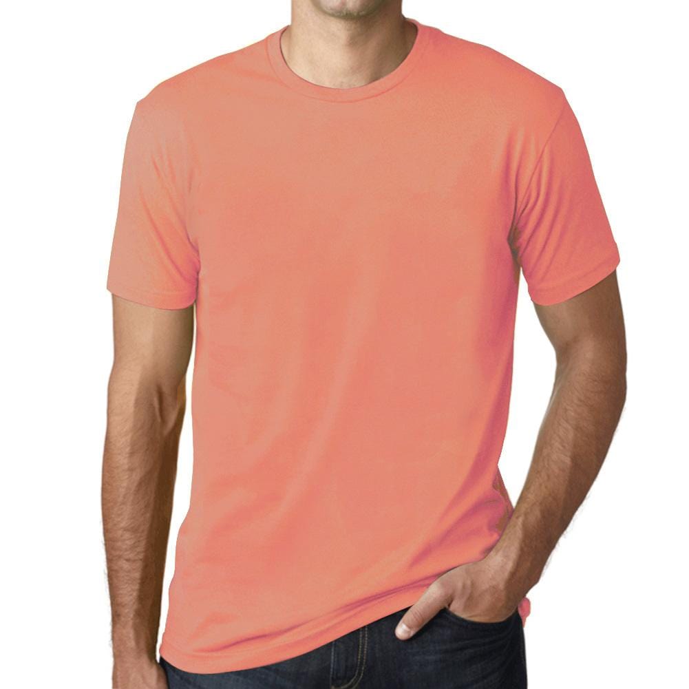 Simple Order Custom Men's Crew Neck T-shirt Your multicolor design on the t-shirt color of your choice (43 colors)