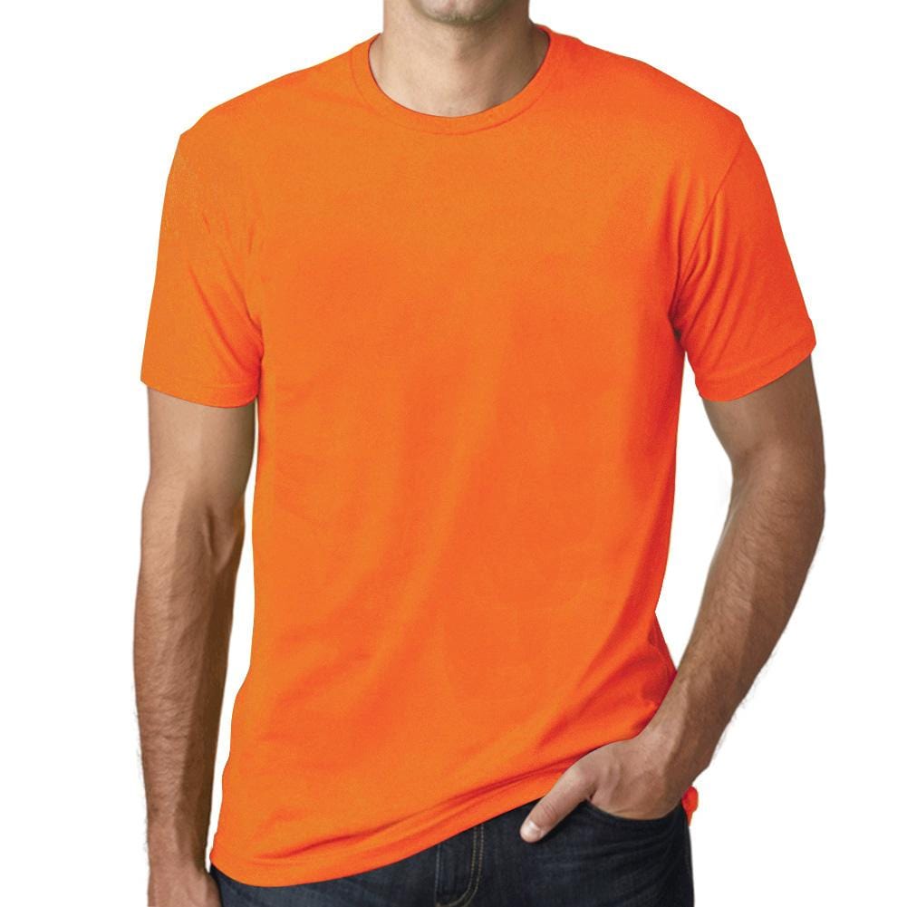 Simple Order Custom Men's Crew Neck T-shirt Your multicolor design on the t-shirt color of your choice (43 colors)