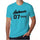 07, Authentic, Blue, Men's Short Sleeve Round Neck T-shirt 00122 - ultrabasic-com