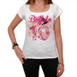 10, Buffalo, Women's Short Sleeve Round Neck T-shirt 00008 - ultrabasic-com
