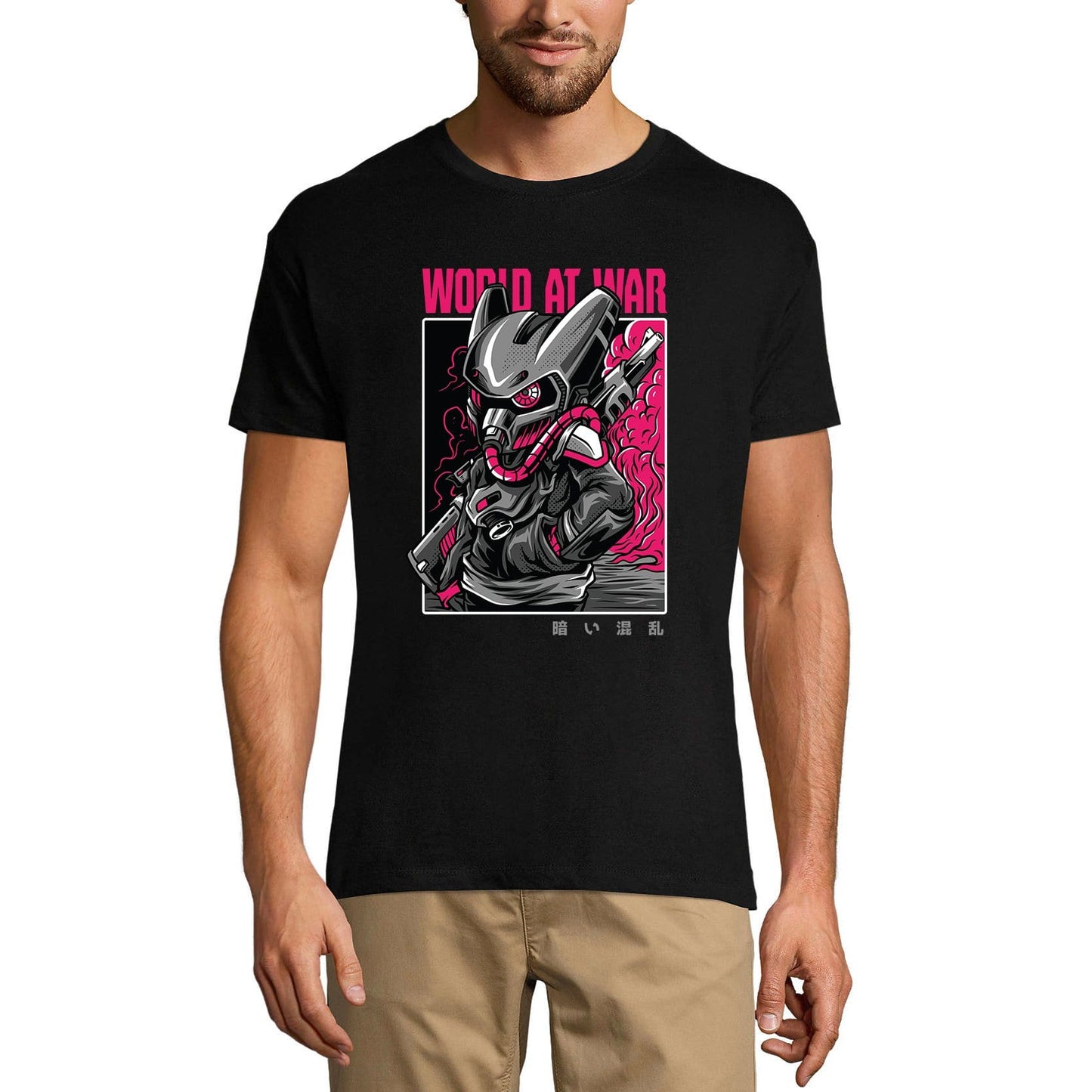 ULTRABASIC Men's Novelty T-Shirt World at War Tee Shirt