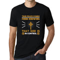T-shirt ULTRABASIC pour hommes True Peace God Control - Chemise religieuse chrétienne