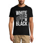 ULTRABASIC Herren-Grafik-T-Shirt Weiß ist das neue Schwarz – Zebra-Shirt