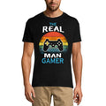 ULTRABASIC Men's T-Shirt Real Men Gamer - Gaming Shirt For Men - Graphic Apparel