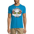 ULTRABASIC Men's T-Shirt Cool Owl - I Love Music Funny Tee Shirt