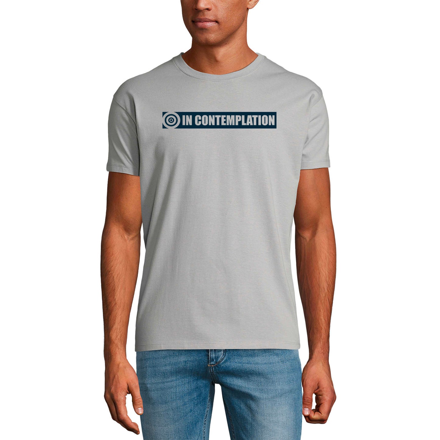 ULTRABASIC Men's Music T-Shirt In Contemplation - Slogan Shirt for Men