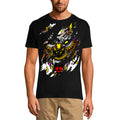 ULTRABASIC Herren Torn T-Shirt Angry Dog Totem – Buntes Vintage-Shirt für Männer