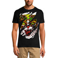 ULTRABASIC Men's Torn T-Shirt Angry Cat - Mad Kitten Totem Vintage Shirt for Men