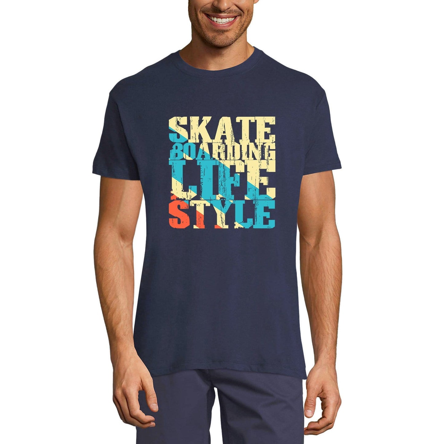 ULTRABASIC Men's T-Shirt Skate Boarding Life Style - Skating Tee Shirt