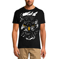 ULTRABASIC Men's Torn T-Shirt Owl - Night Bird Vintage Shirt for Men