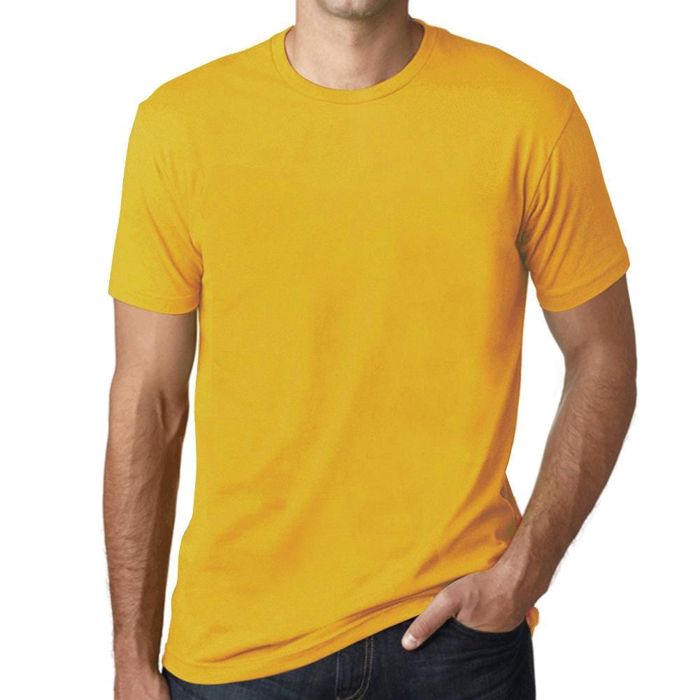 Simple Order Custom Men's Crew Neck T-shirt Your multicolor design on the t-shirt color of your choice (43 colors)