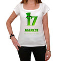 17 March St Patrick's Day, T-Shirt for women,t shirt gift
