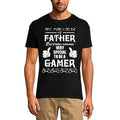 ULTRABASIC Men's T-Shirt Any Man Can Be Father - Dad Gamer - Gift for Father's Day