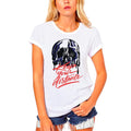 ULTRABASIC Women's Organic T-Shirt - Keep Distance - Skull Shirt for Women