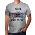 19 Ready to Fight Men's T-shirt Grey Birthday Gift 00389