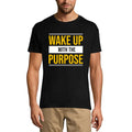 ULTRABASIC Men's T-Shirt Wake Up With The Purpose - Motivational Quote