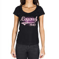 1940, T-Shirt for women, t shirt gift, black