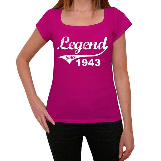 1943, <span>Women's</span> <span>Short Sleeve</span> <span>Round Neck</span> T-shirt 00129 - ULTRABASIC