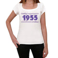 1955 Limited Edition Star, Women's T-shirt, White, Birthday Gift 00382