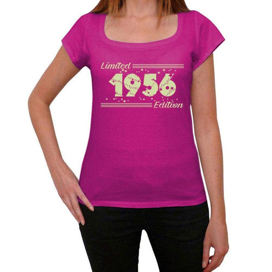 1956 Limited Edition Star, Women's T-shirt, Pink, Birthday Gift 00384 ultrabasic-com.myshopify.com