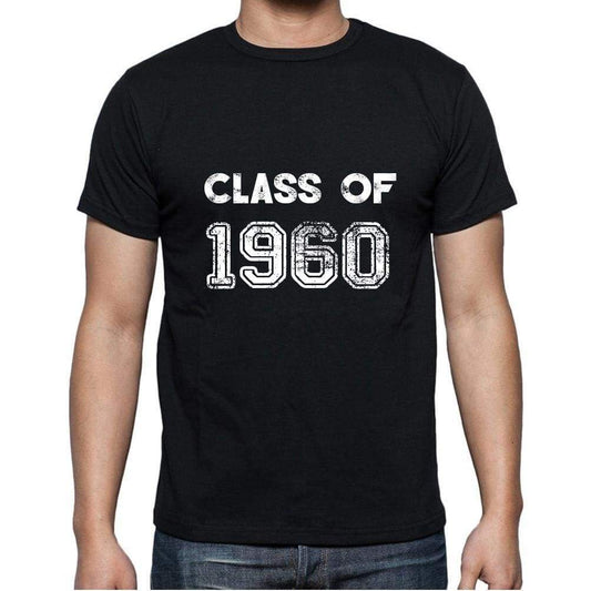 1960, Class of, black, Men's Short Sleeve Round Neck T-shirt 00103 ultrabasic-com.myshopify.com