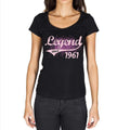 1961, T-Shirt for women, t shirt gift, black