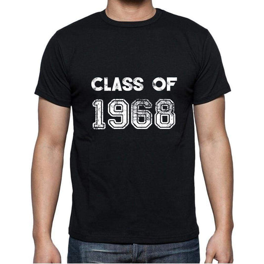 1968, Class of, black, Men's Short Sleeve Round Neck T-shirt 00103 - ultrabasic-com