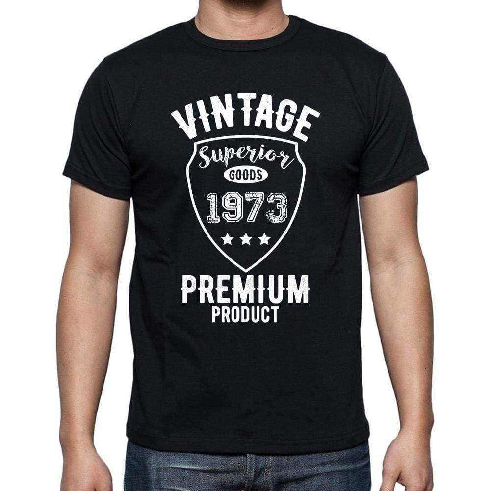 1973 Vintage superior, black, Men's Short Sleeve Round Neck T-shirt 00102 - ultrabasic-com