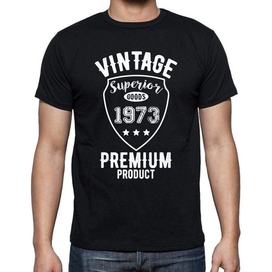 1973 Vintage superior, black, Men's Short Sleeve Round Neck T-shirt 00102 - ultrabasic-com