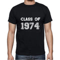 1974, Class of, black, Men's Short Sleeve Round Neck T-shirt 00103