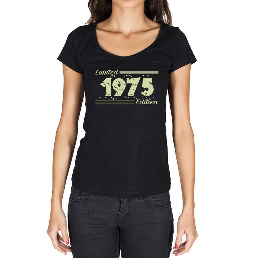 1975 Limited Edition Star, Women's T-shirt, Black, Birthday Gift 00383 - ultrabasic-com