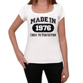1976 Women's T shirt White Birthday Gift 00154