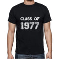 1977, Class of, black, Men's Short Sleeve Round Neck T-shirt 00103
