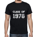1978, Class of, black, Men's Short Sleeve Round Neck T-shirt 00103