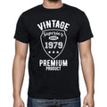 1979 Vintage superior, black, Men's Short Sleeve Round Neck T-shirt 00102
