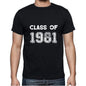 1981, Class of, black, Men's Short Sleeve Round Neck T-shirt 00103 - ultrabasic-com