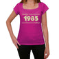 1985 Limited Edition Star, Women's T-shirt, Pink, Birthday Gift 00384 - ultrabasic-com