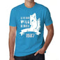1987, Living Wild Since 1987 Men's T-shirt Blue Birthday Gift 00499 - ultrabasic-com