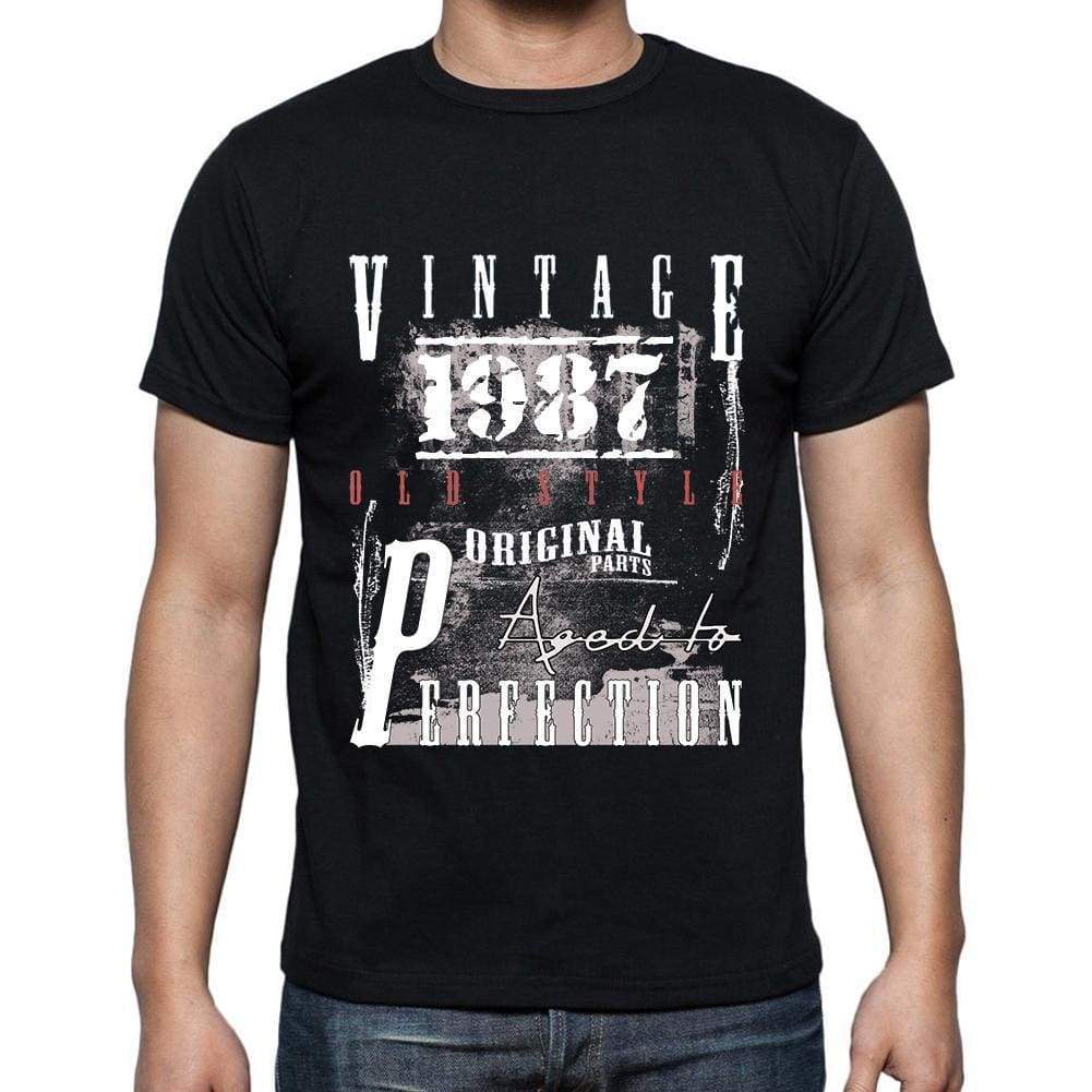 1987, Men's Short Sleeve Round Neck T-shirt - ultrabasic-com