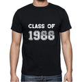 1988, Class of, black, Men's Short Sleeve Round Neck T-shirt 00103