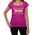 1990 Limited Edition Star, Damen-T-Shirt, Rosa, Geburtstagsgeschenk 00384