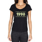 1998 Limited Edition Star Womens T-Shirt Black Birthday Gift 00383 - Black / Xs - Casual