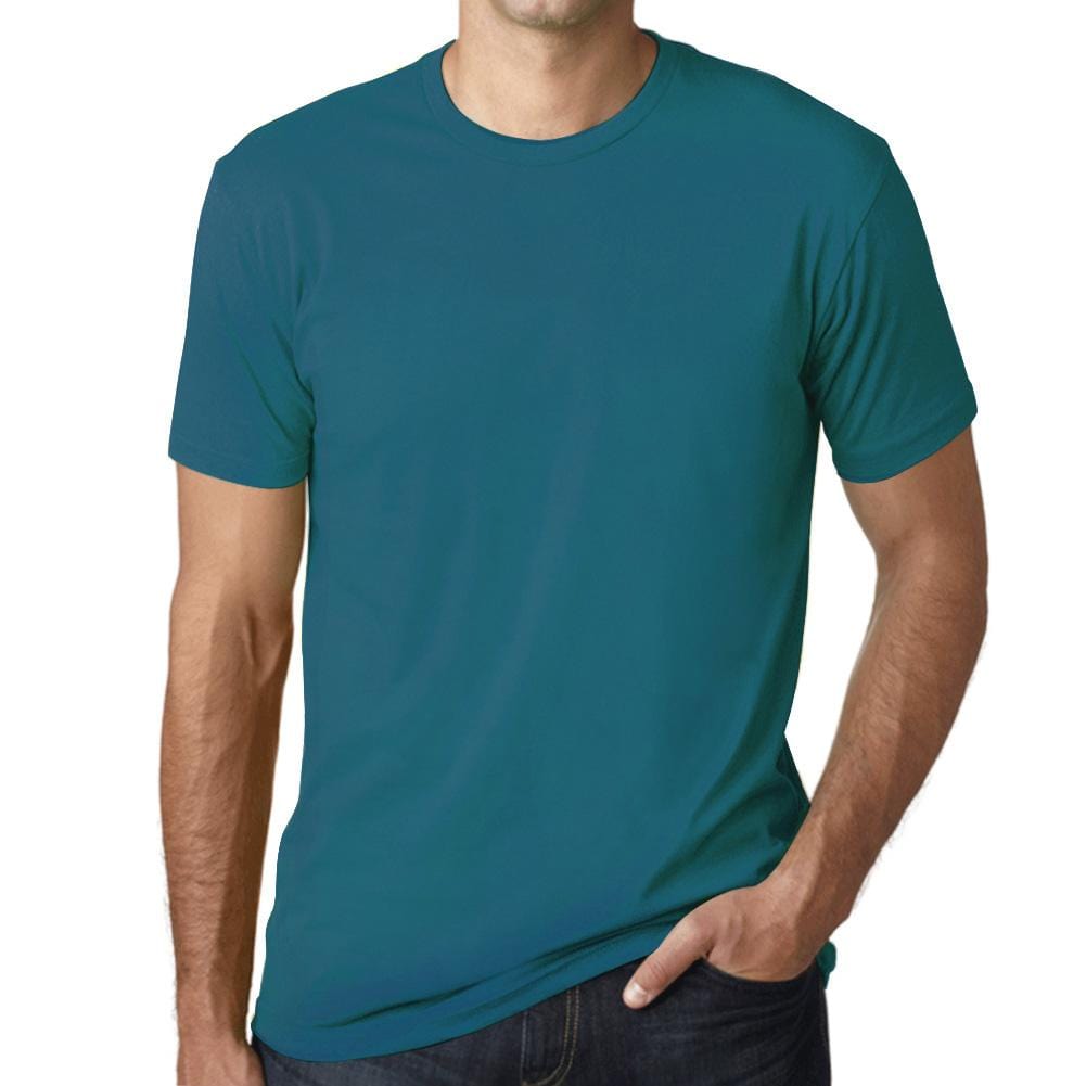 Simple Order Custom Men's Crew Neck T-shirt Your multicolor design on the t-shirt color of your choice (43 colors)