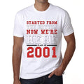 2001, Men's Short Sleeve Round Neck T-shirt