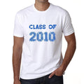2010, Class of, white, Men's Short Sleeve Round Neck T-shirt 00094