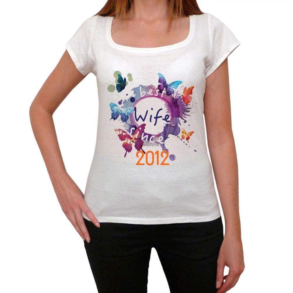 2012 Womens Short Sleeve Round Neck T-Shirt 00142 - Casual