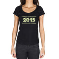2015 Limited Edition Star, Women's T-shirt, Black, Birthday Gift 00383